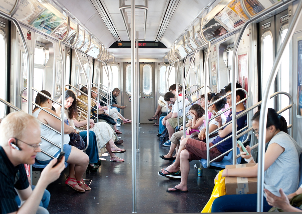 Stranger watching subway images